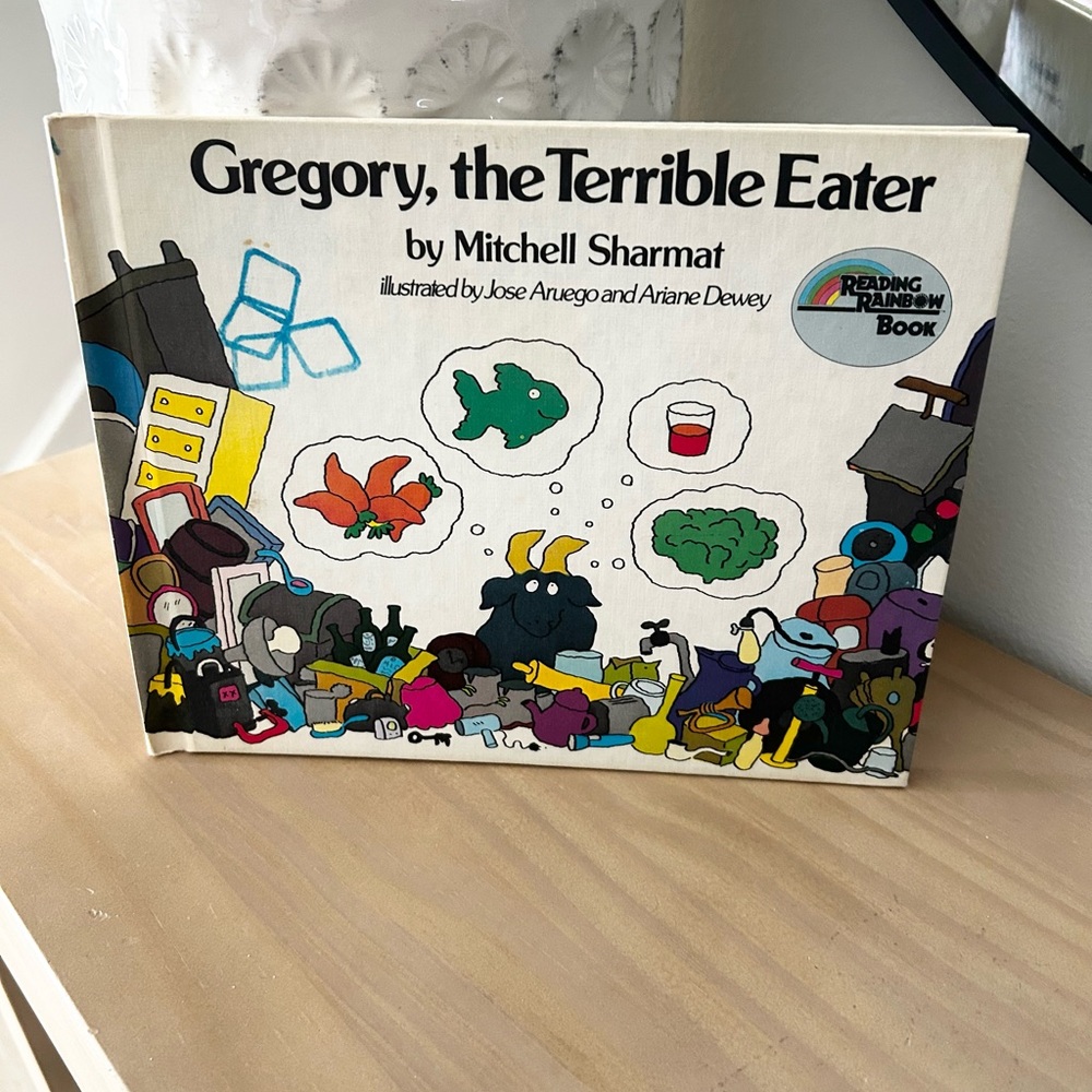 Vintage 1980 Gregory, the Terrible Eater Children's Hardcover Book